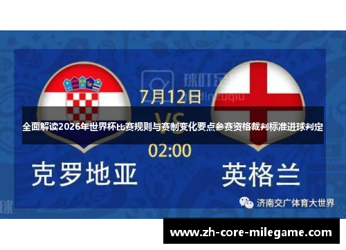 全面解读2026年世界杯比赛规则与赛制变化要点参赛资格裁判标准进球判定